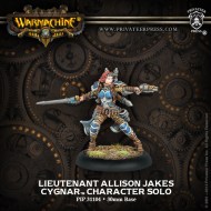 lieutenant allison jakes cygnar character solo